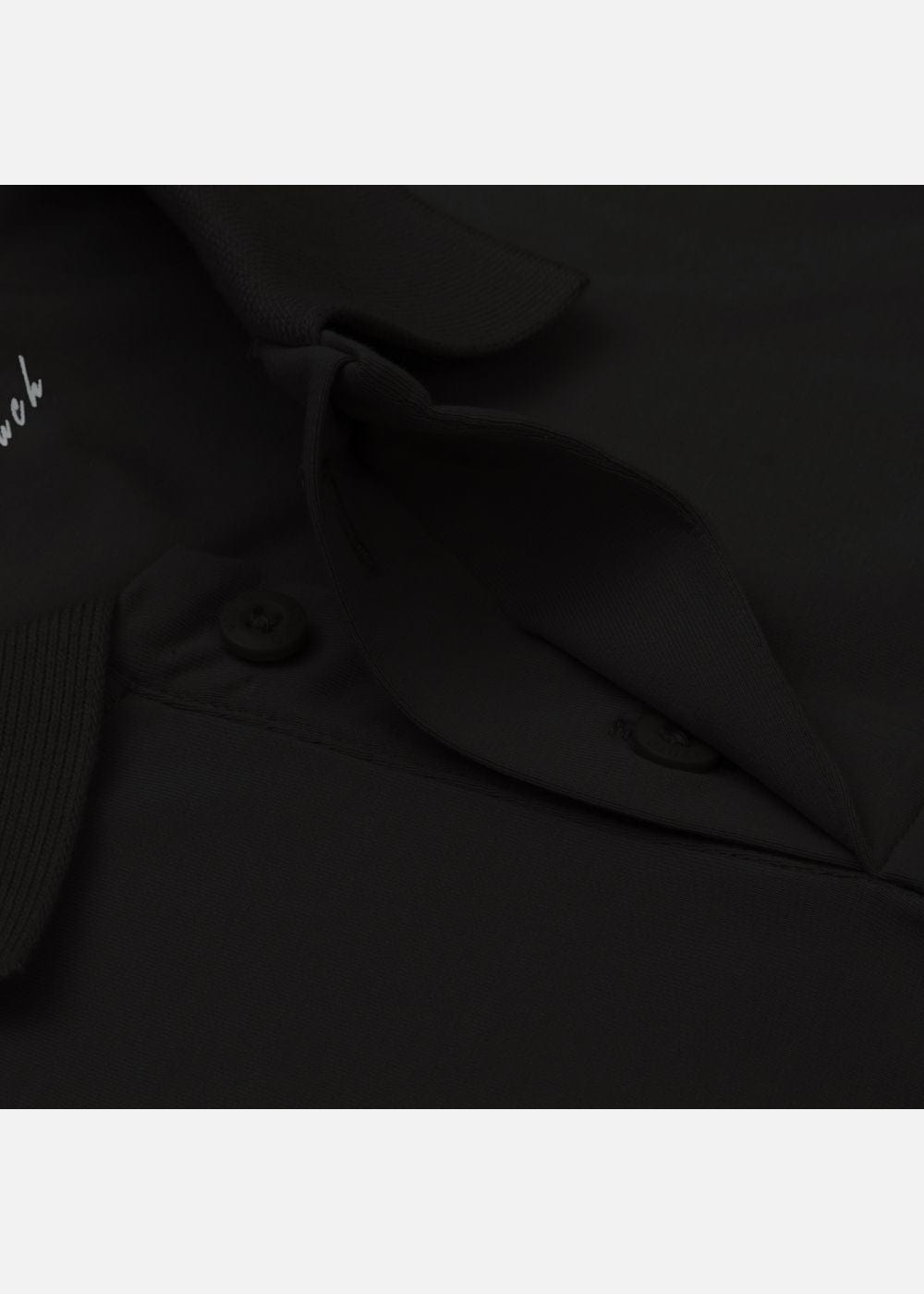 Áo Thun Cổ Polo Tay Ngắn Áo Polo Non Branded 45 Đen