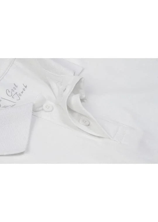 Áo Polo Mềm Mát Co Giãn The CEO 045 Trắng - YaMe.vn