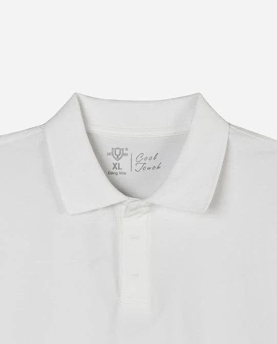 Áo Polo Mềm Mát Co Giãn The CEO 045 Trắng - YaMe.vn