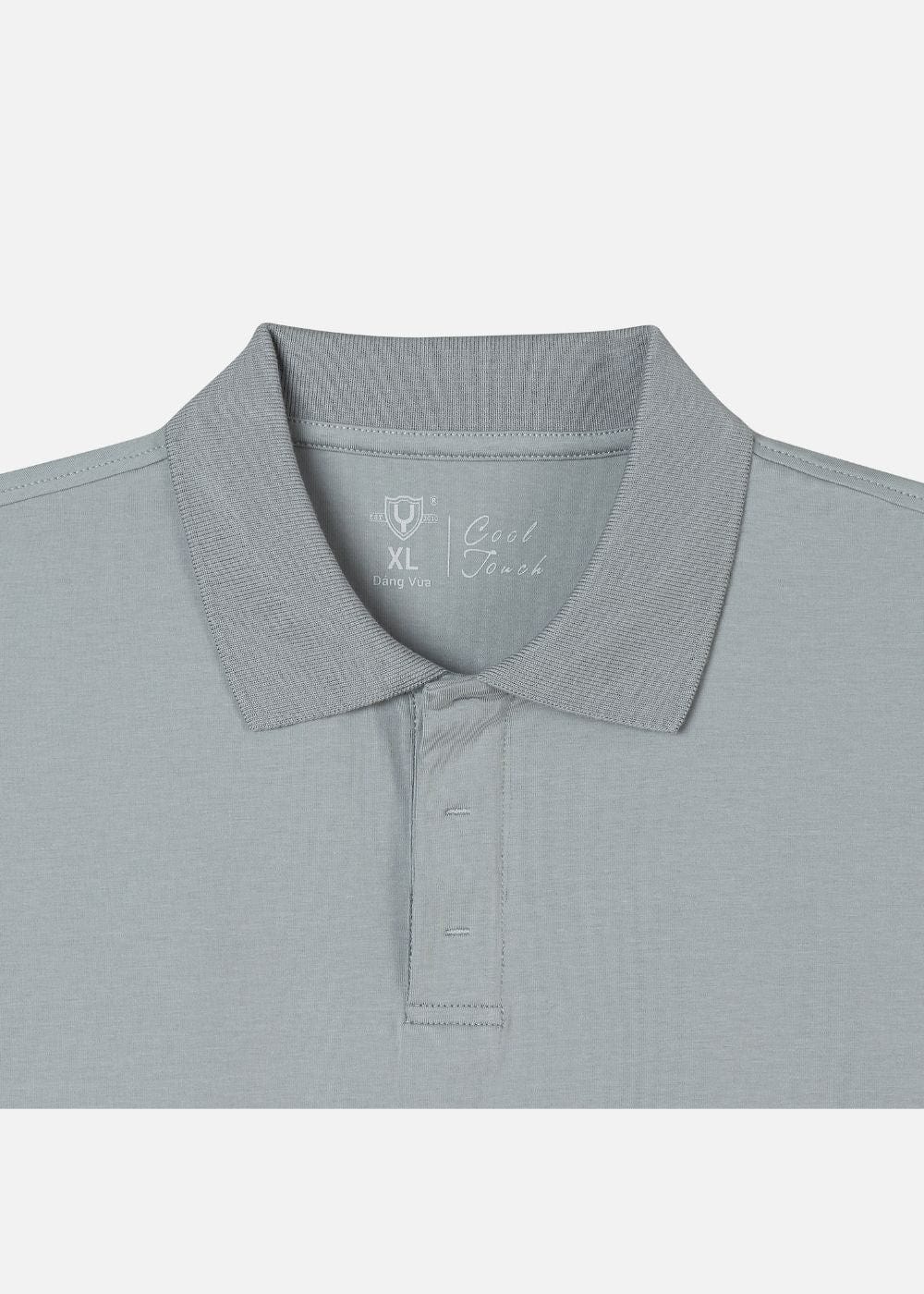 Áo Thun Cổ Polo Tay Ngắn Áo Polo Non Branded 45 Xám