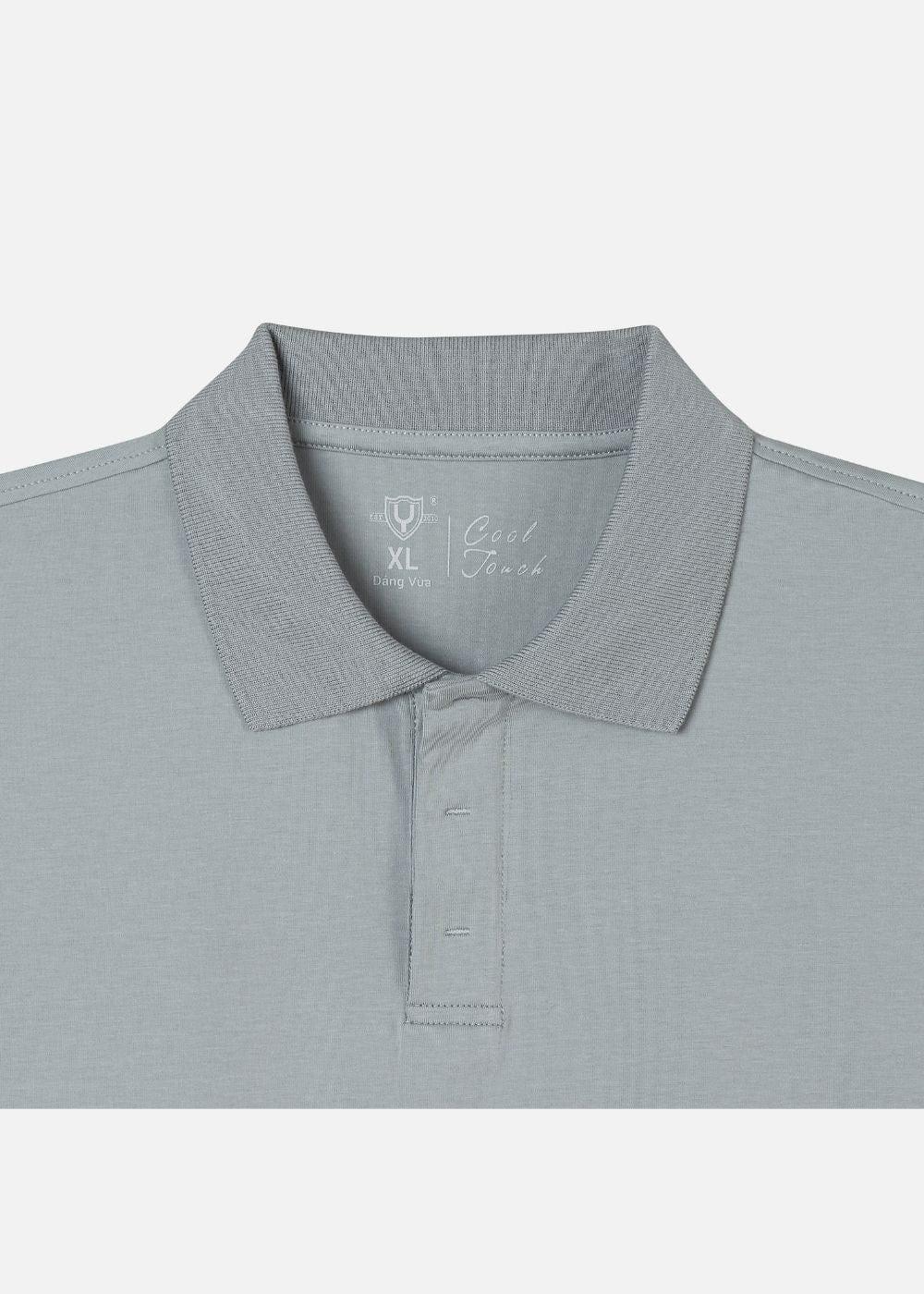 Áo Polo Mềm Mát Co Giãn The CEO 045 Xám - YaMe.vn