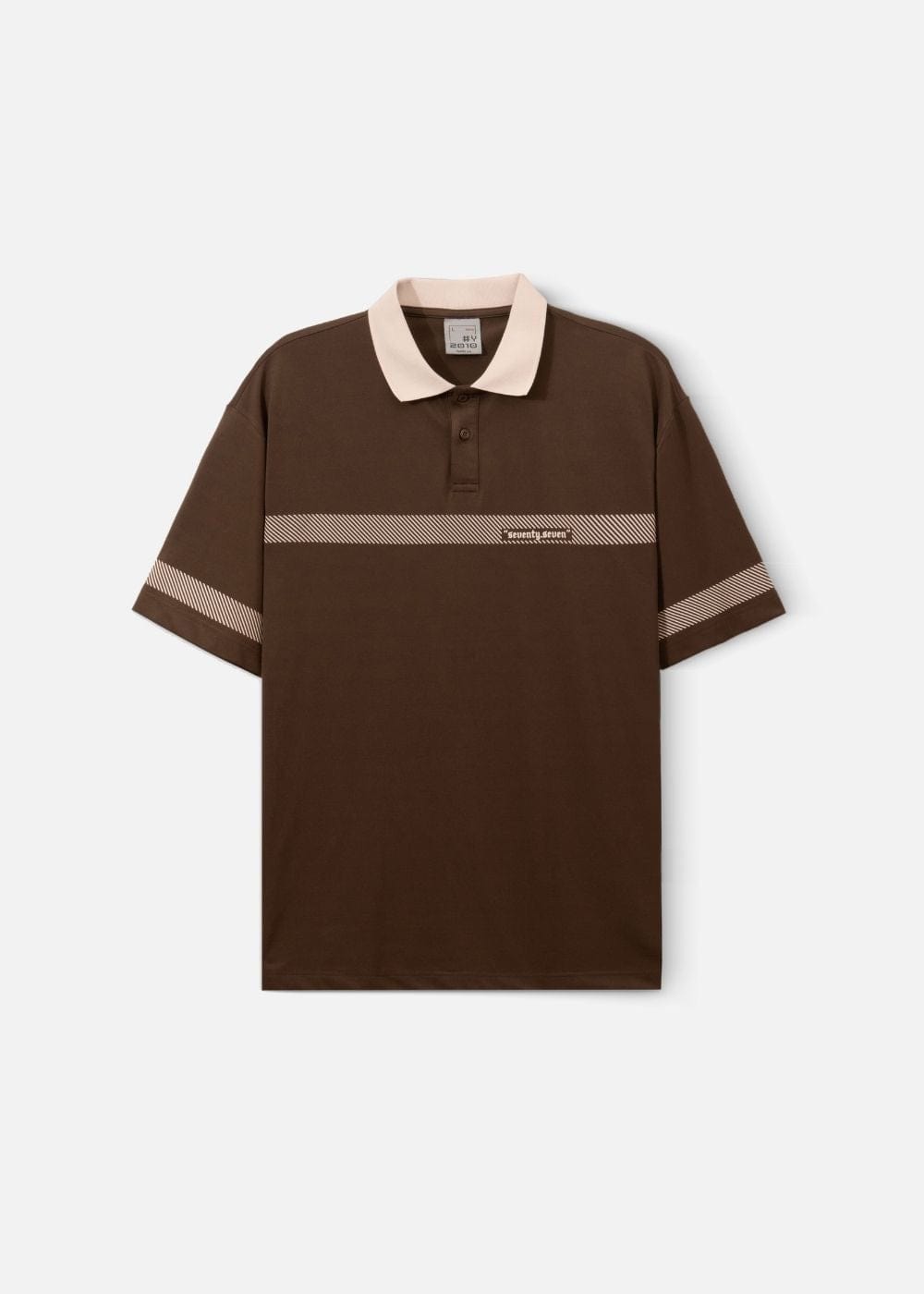 Áo Thun Cổ Polo Tay Ngắn Áo Polo Seventy Seven 17 Nâu