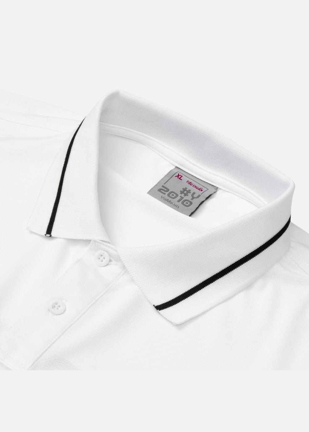 Áo Thun Cổ Polo Tay Ngắn Áo Polo Seventy Seven 19 Trắng Đỏ
