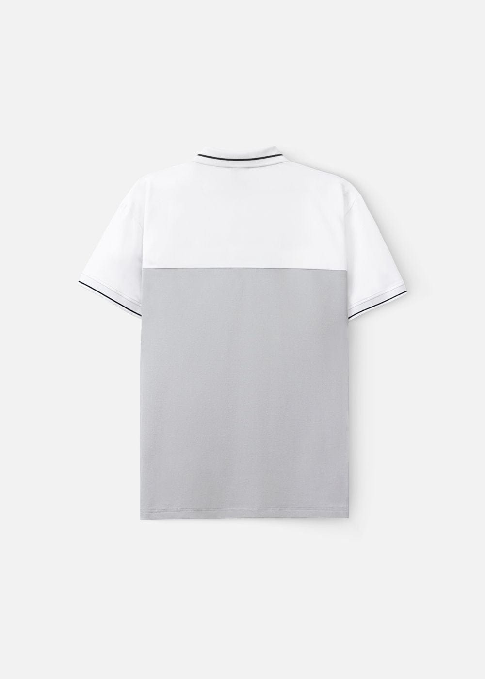 Áo Thun Cổ Polo Tay Ngắn Áo Polo Seventy Seven 19 Trắng Xám