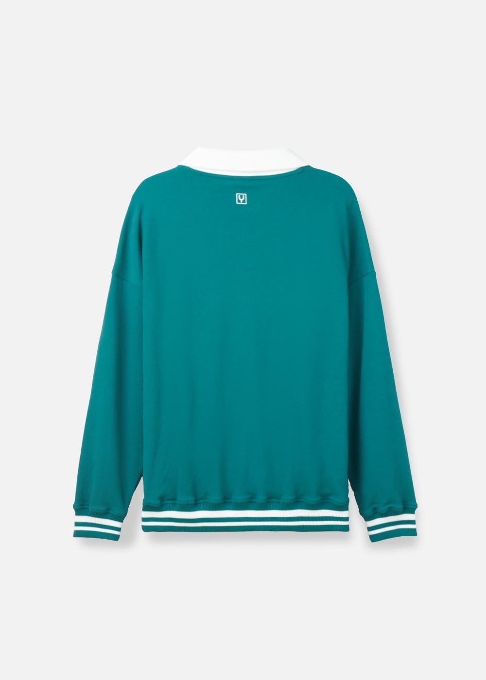 Áo Thun Tay Dài Áo Polo Sweater Cổ Chữ V No Style M38 Xanh Rêu