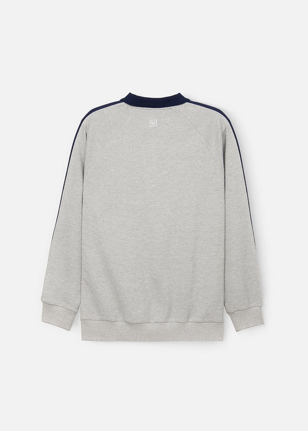 Áo Thun Tay Dài Áo Polo Sweater Cổ Khóa Kéo No Style M38 Xám