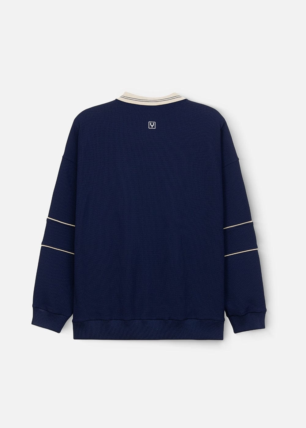 Áo Thun Tay Dài Áo Polo Sweater Cổ Khóa Kéo No Style M41 Xanh Đen