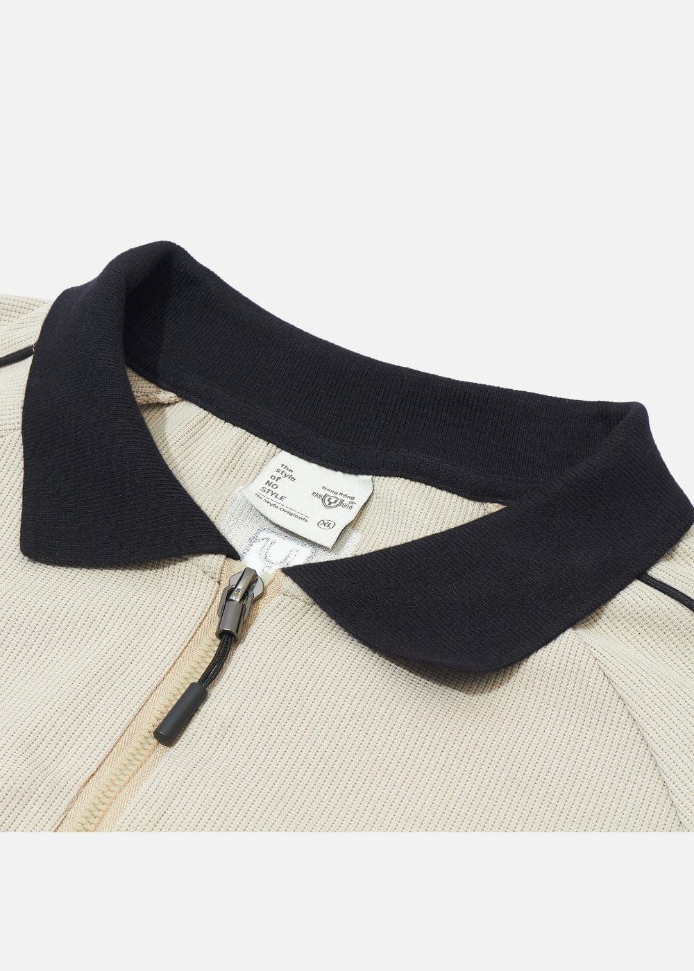 Áo Thun Tay Dài Áo Polo Tay Dài Vải Cotna Thoáng Khí No Style M39 Be