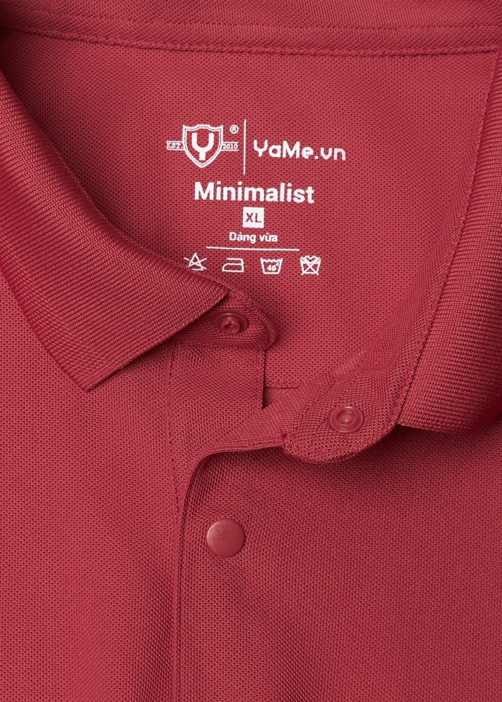 Áo Thun Cổ Polo Tay Ngắn Áo Polo The Minimalist 001 Đỏ Cam