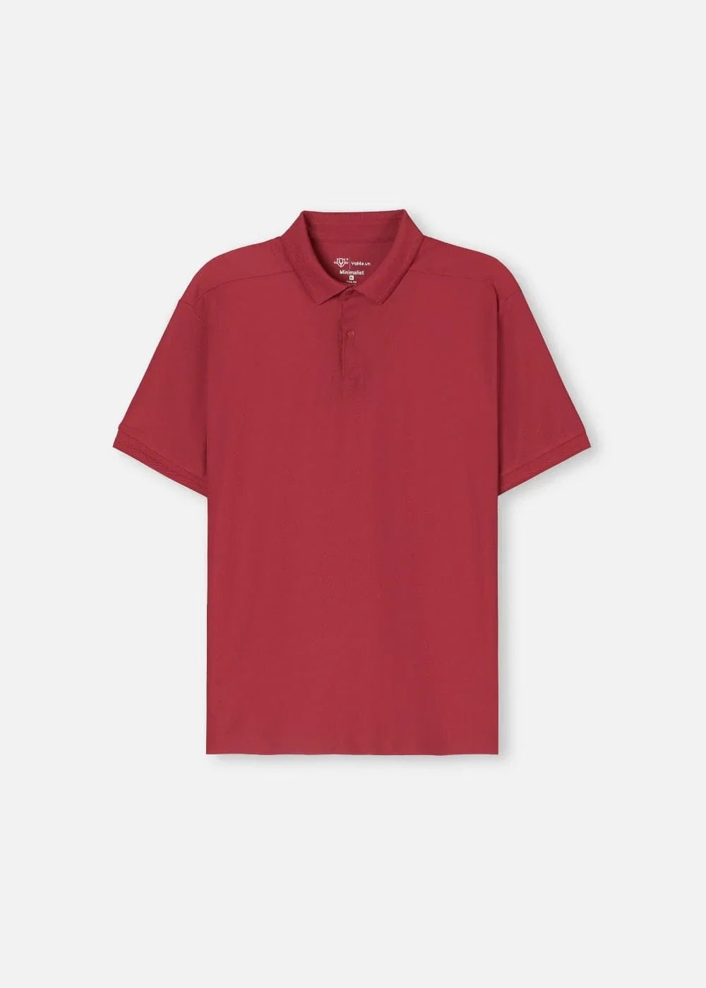 Áo Polo Tay Ngắn Vải Pique Khử Mùi The Minimalist 001Cam Đậm - YaMe.vn