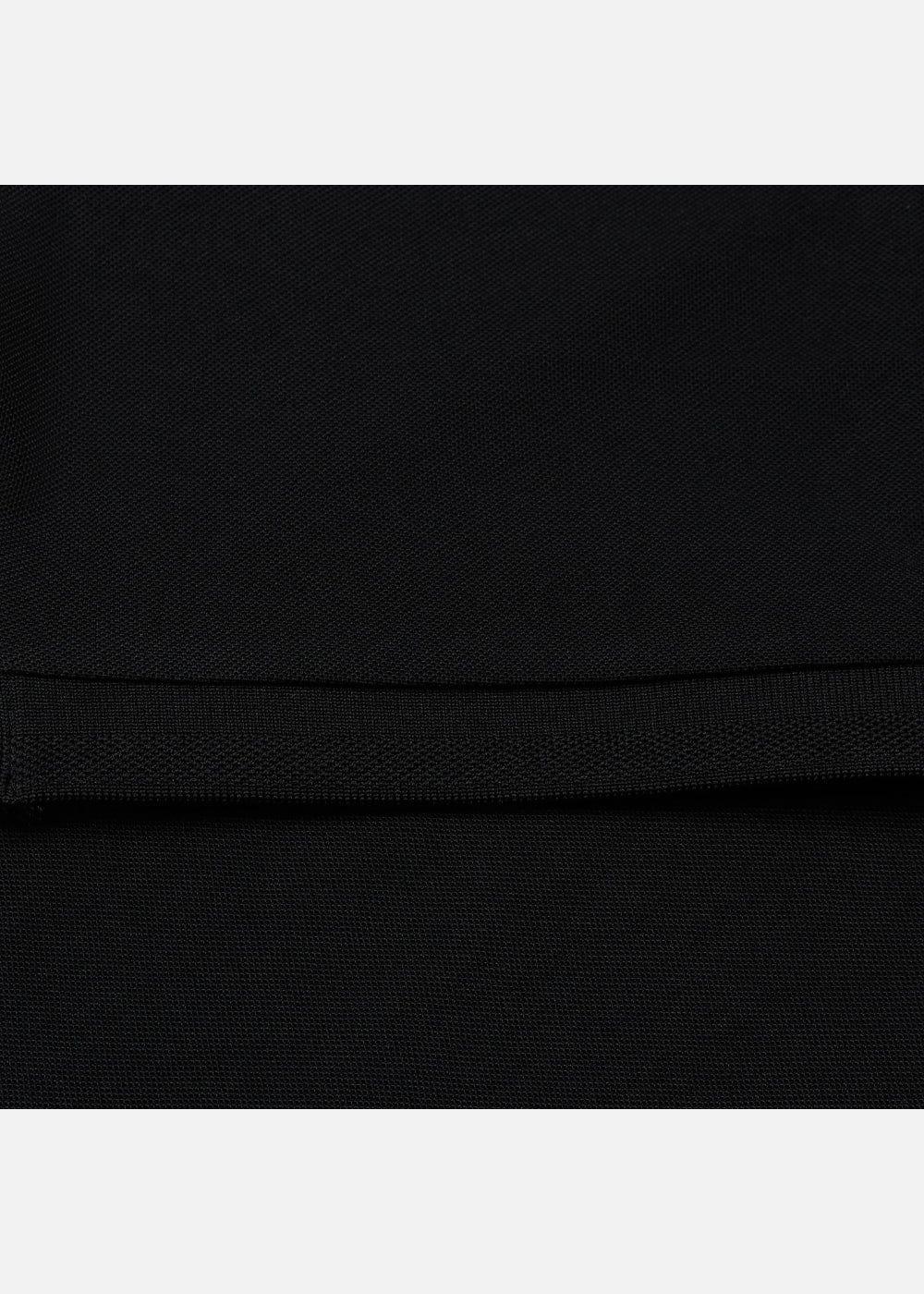 Áo Polo Tay Ngắn Vải Pique Khử Mùi The Minimalist 001 Đen - YaMe.vn