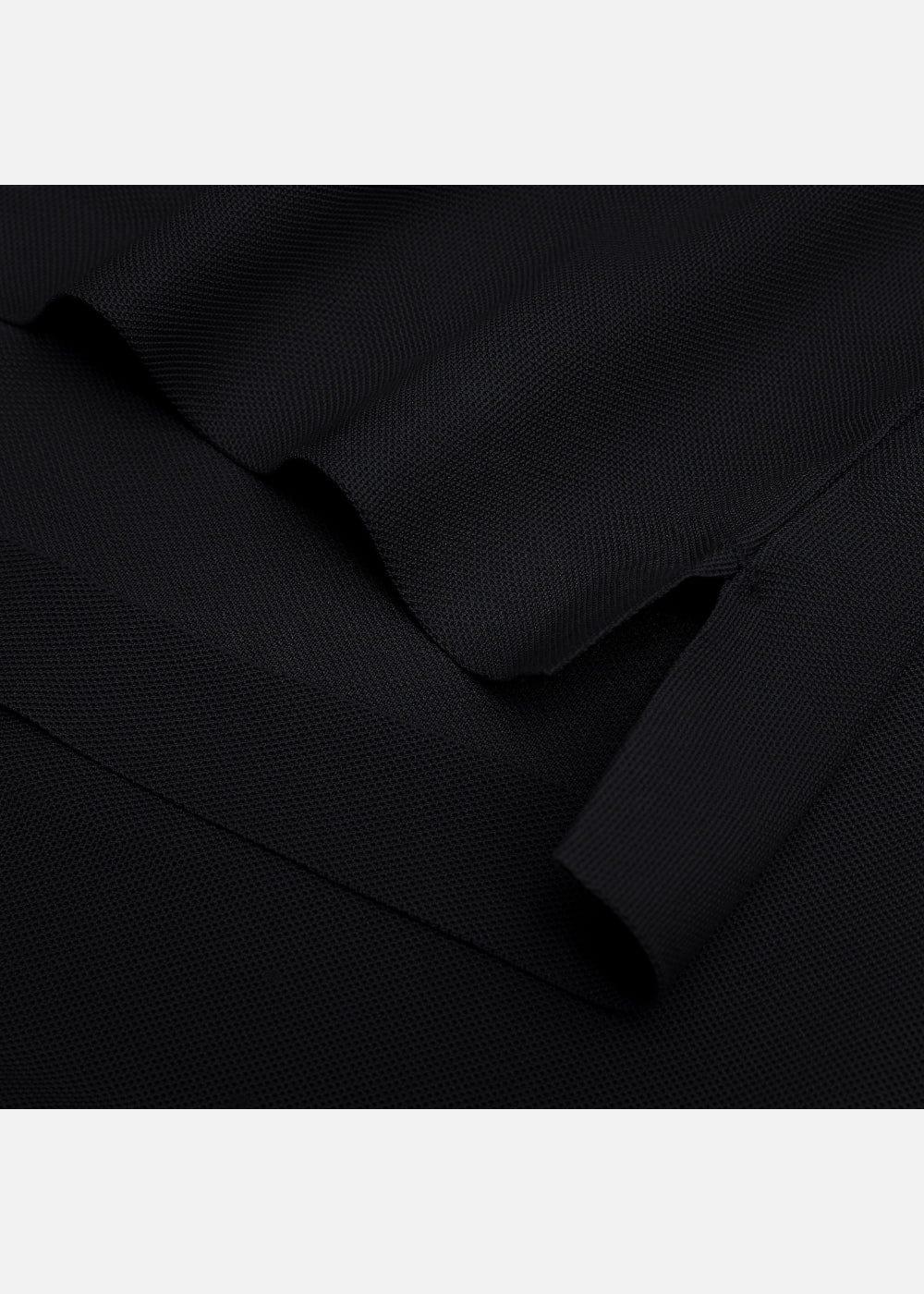 Áo Polo Tay Ngắn Vải Pique Khử Mùi The Minimalist 001 Đen - YaMe.vn