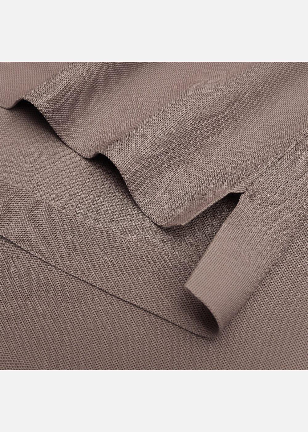 Áo Polo Tay Ngắn Vải Pique Khử Mùi The Minimalist 001 Nâu - YaMe.vn