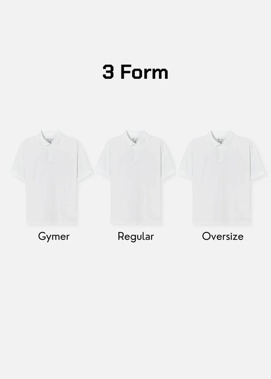 Áo Polo Tay Ngắn Vải Pique Khử Mùi The Minimalist 001 Trắng - YaMe.vn
