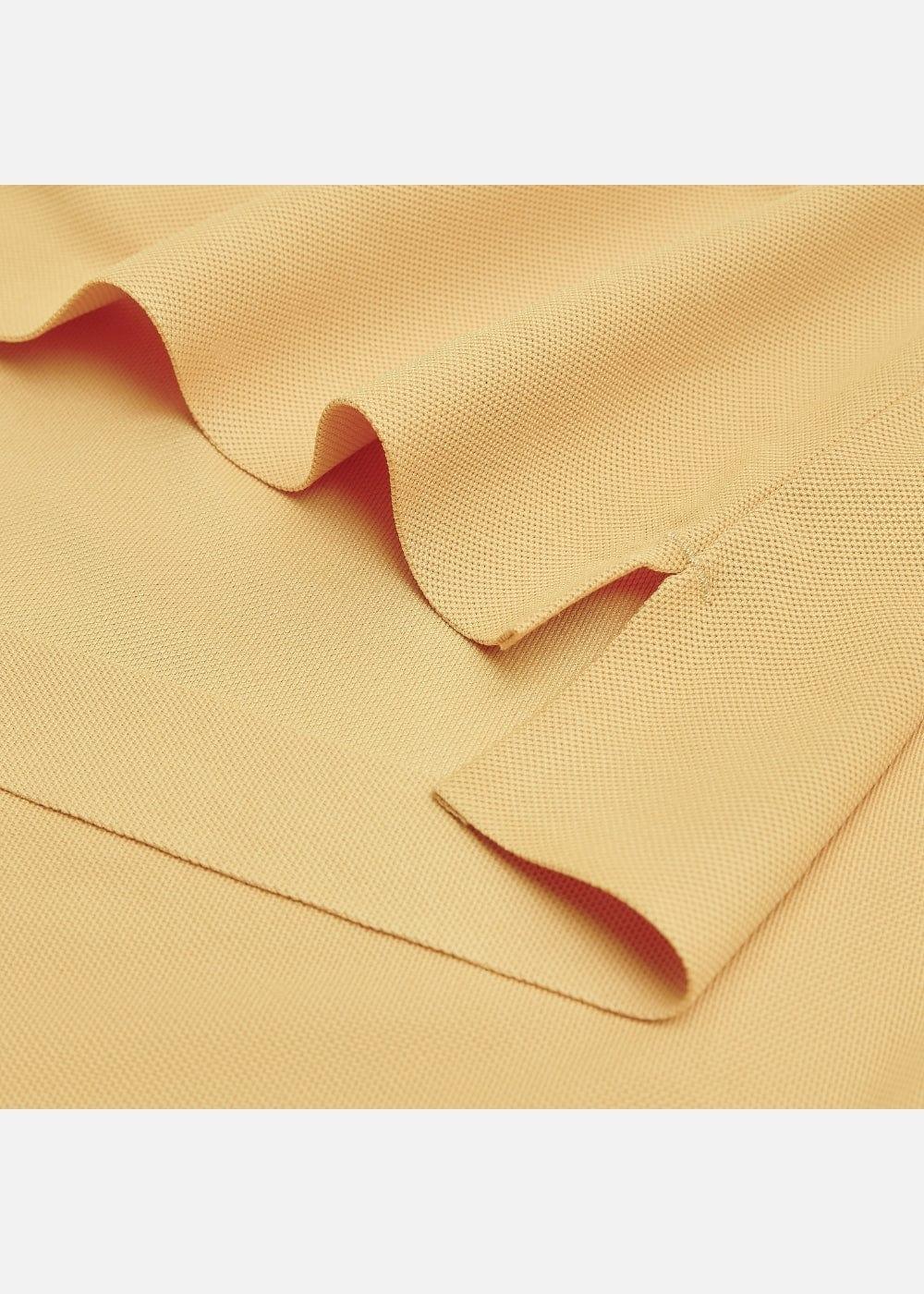 Áo Polo Tay Ngắn Vải Pique Khử Mùi The Minimalist 001 Vàng Đậm - YaMe.vn