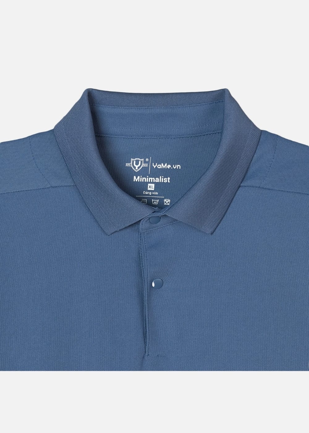 Áo Thun Cổ Polo Tay Ngắn Áo Polo The Minimalist 001 Xám Xanh