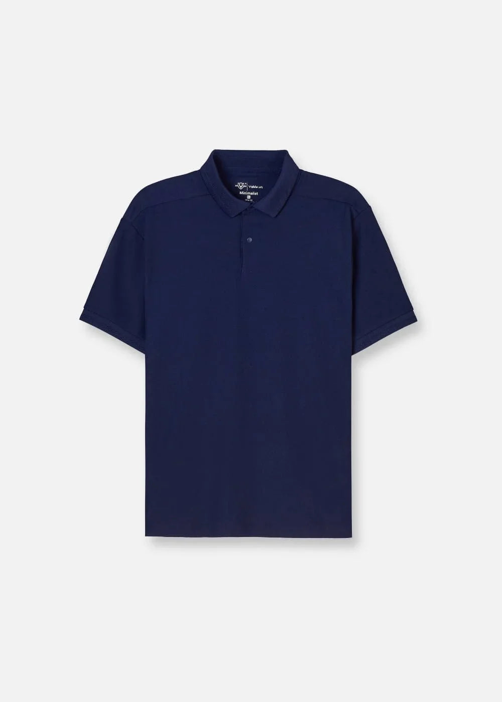 Áo Polo Tay Ngắn Vải Pique Khử Mùi The Minimalist 001 Xanh Dương Đậm - YaMe.vn