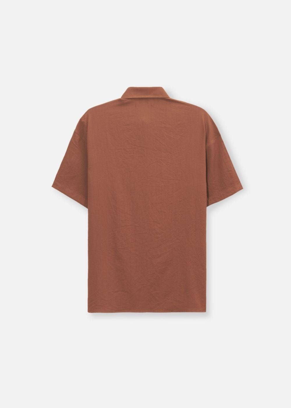 Áo Sơ Mi Tay Ngắn Cổ Bẻ Áo Sơ Mi No Style M117 Nâu