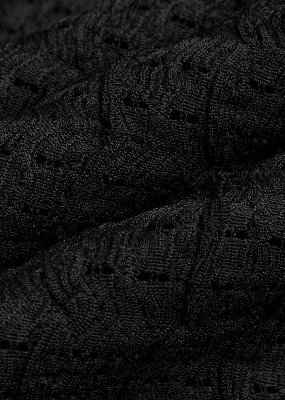 Áo Sơ Mi Họa Tiết Nổi Thoáng Mát No Style M146 Đen - YaMe.vn