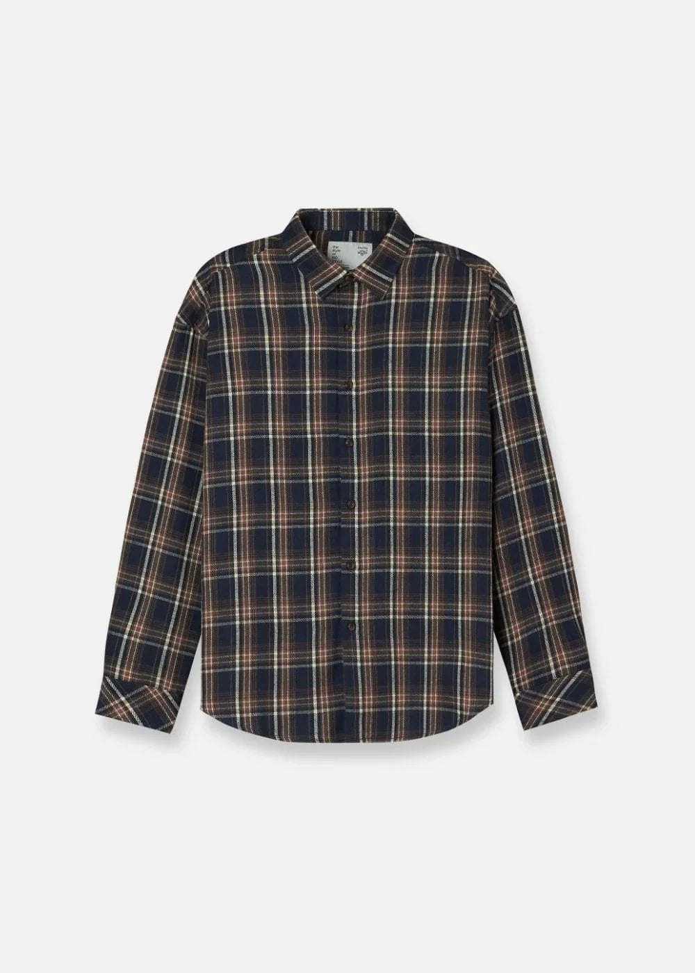 Áo Sơ Mi Caro Tay Dài Mềm Mịn No Style M62 Xanh Dương Nâu - YaMe.vn