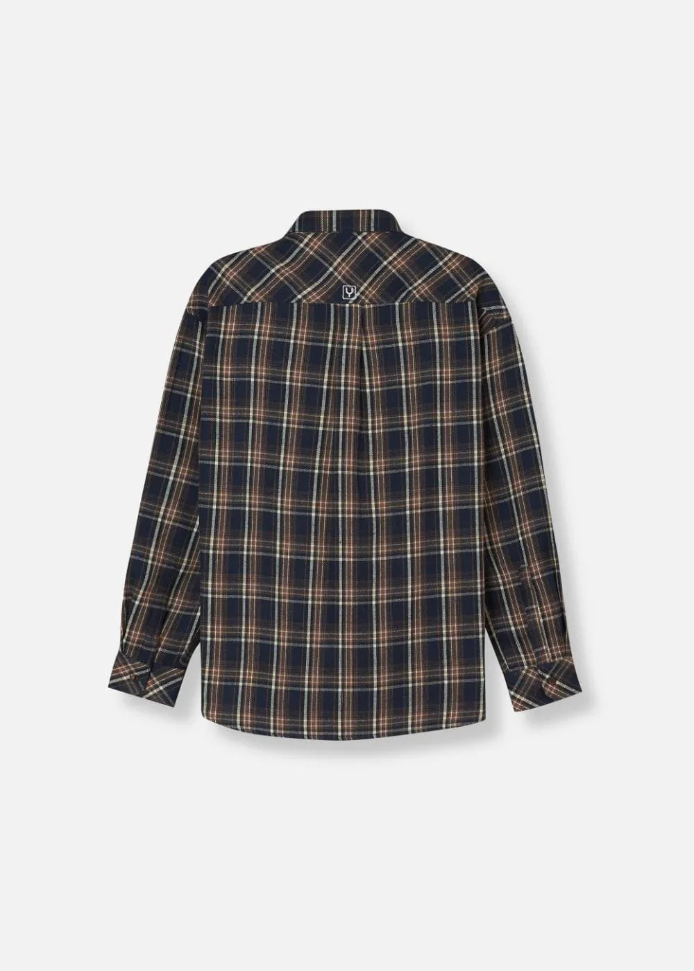 Áo Sơ Mi Caro Tay Dài Mềm Mịn No Style M62 Xanh Dương Nâu - YaMe.vn