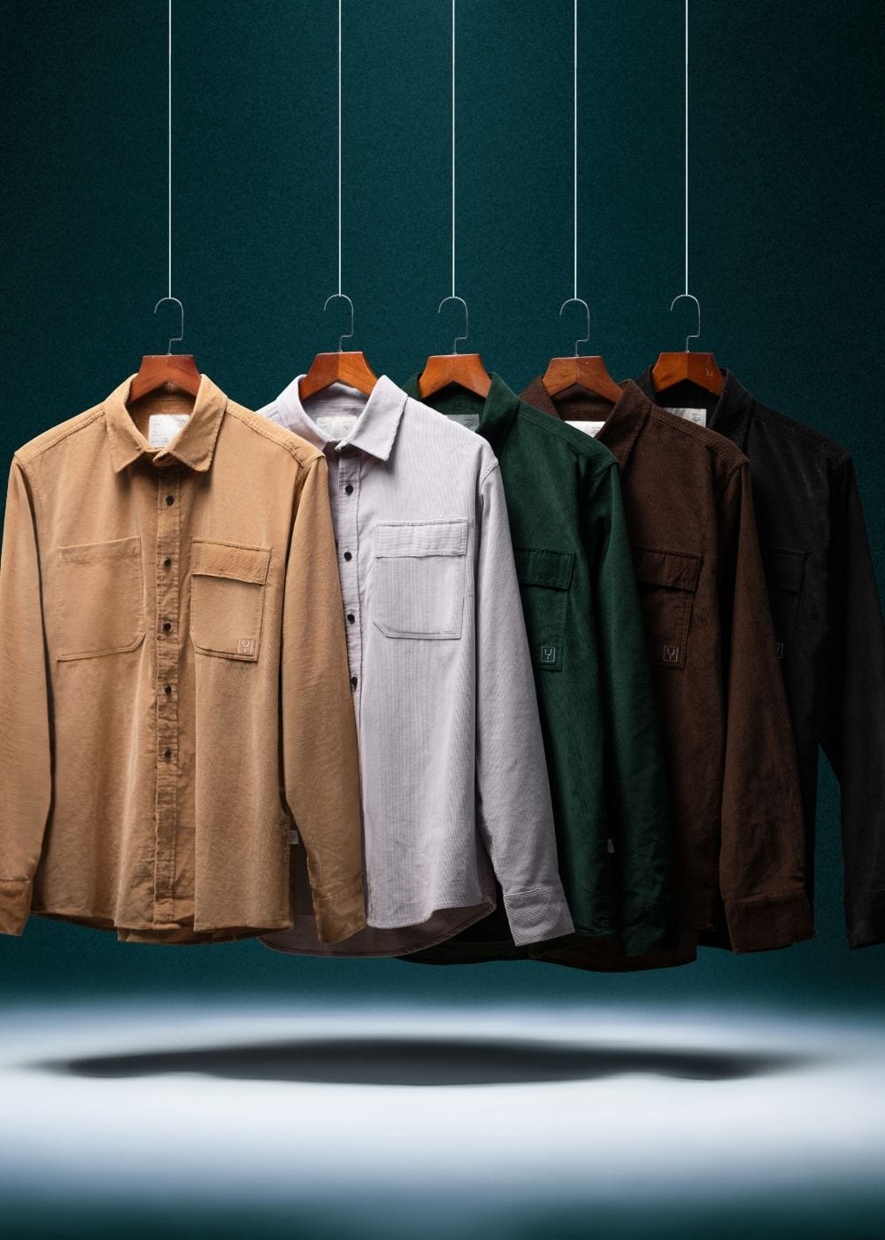 Áo Sơ Mi Tay Dài Cổ Bẻ Áo Sơ Mi No Style M65 Nâu