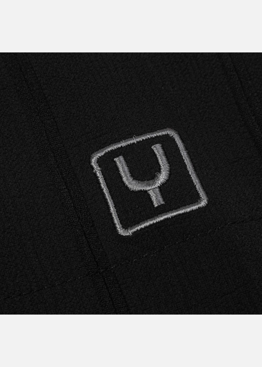 Áo Sơ Mi Cuban Jacquard Co Giãn No Style M81 Đen - YaMe.vn