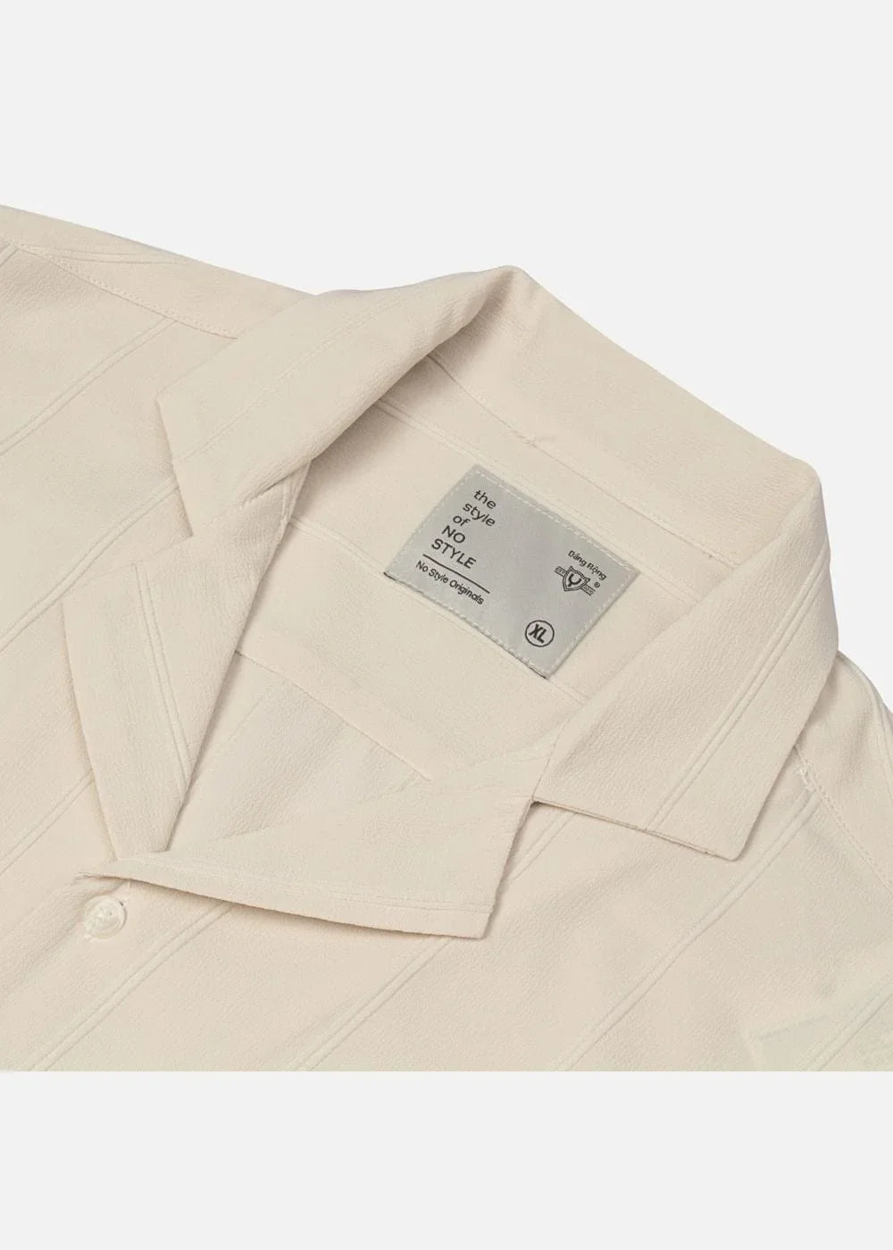 Áo Sơ Mi Cuban Jacquard Co Giãn No Style M81 Be - YaMe.vn