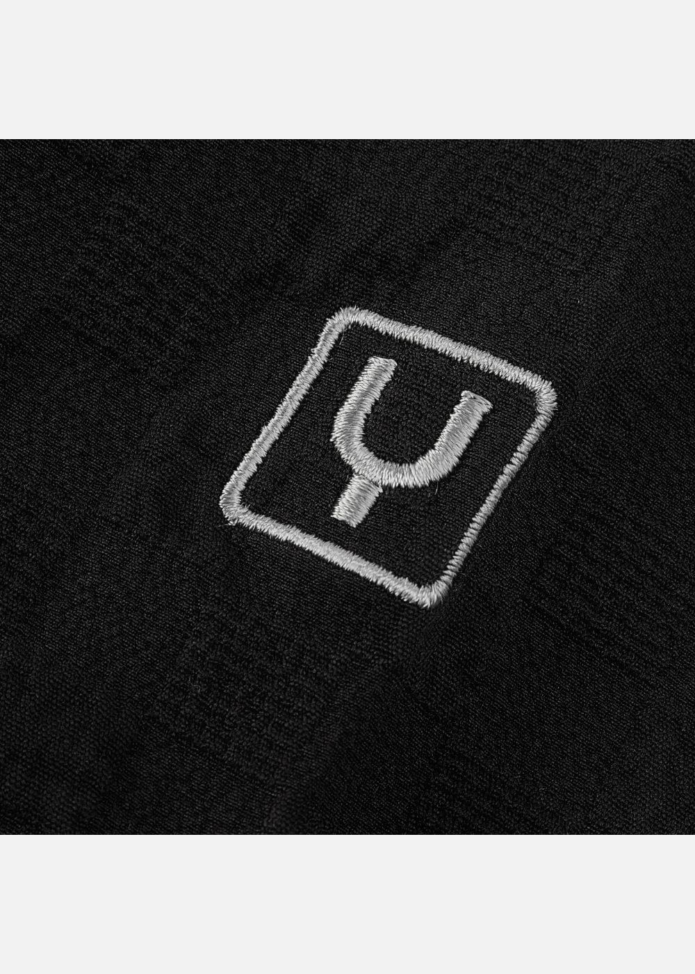 Áo Sơ Mi Cuban Họa Tiết Nổi Co Giãn No Style M82 Đen - YaMe.vn