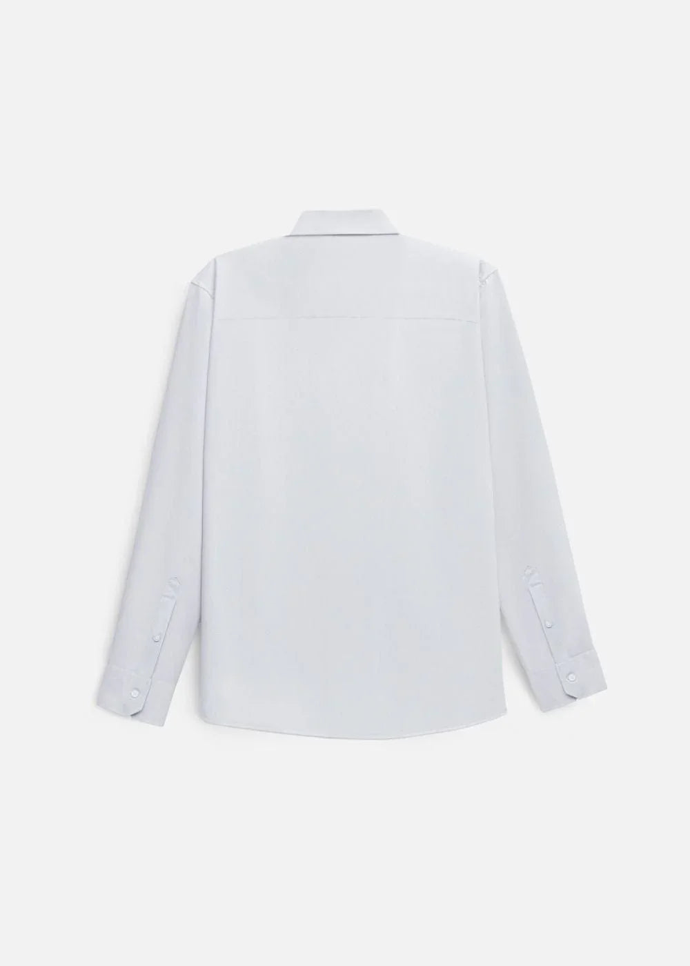 Áo Sơ Mi Tay Dài Modal Ít Nhăn Non Branded 19 Xám Nhạt - YaMe.vn