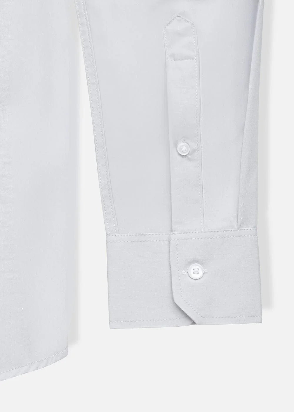 Áo Sơ Mi Tay Dài Modal Ít Nhăn Non Branded 19 Xám Nhạt - YaMe.vn