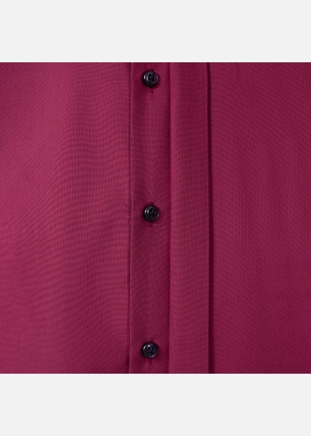 Áo Sơ Mi Modal Mềm Mịn Ít Nhăn Non Branded 33 Đỏ Đậm - YaMe.vn