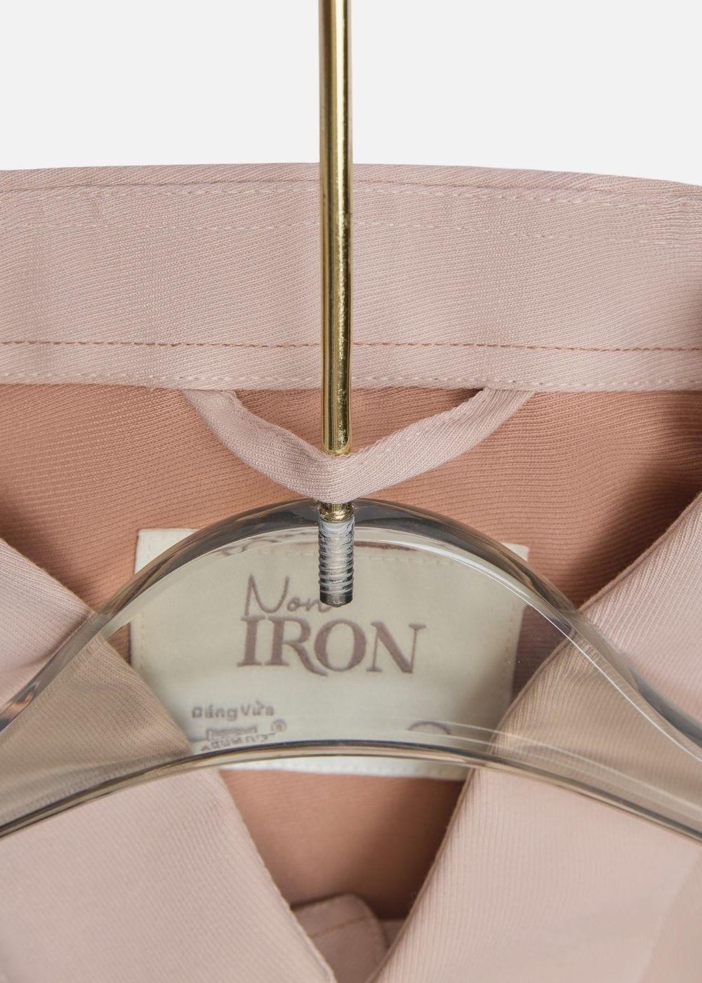 Áo Sơ Mi Tay Dài Vải Ngải Cứu Kháng Khuẩn The CEO 001 Nâu - YaMe.vn