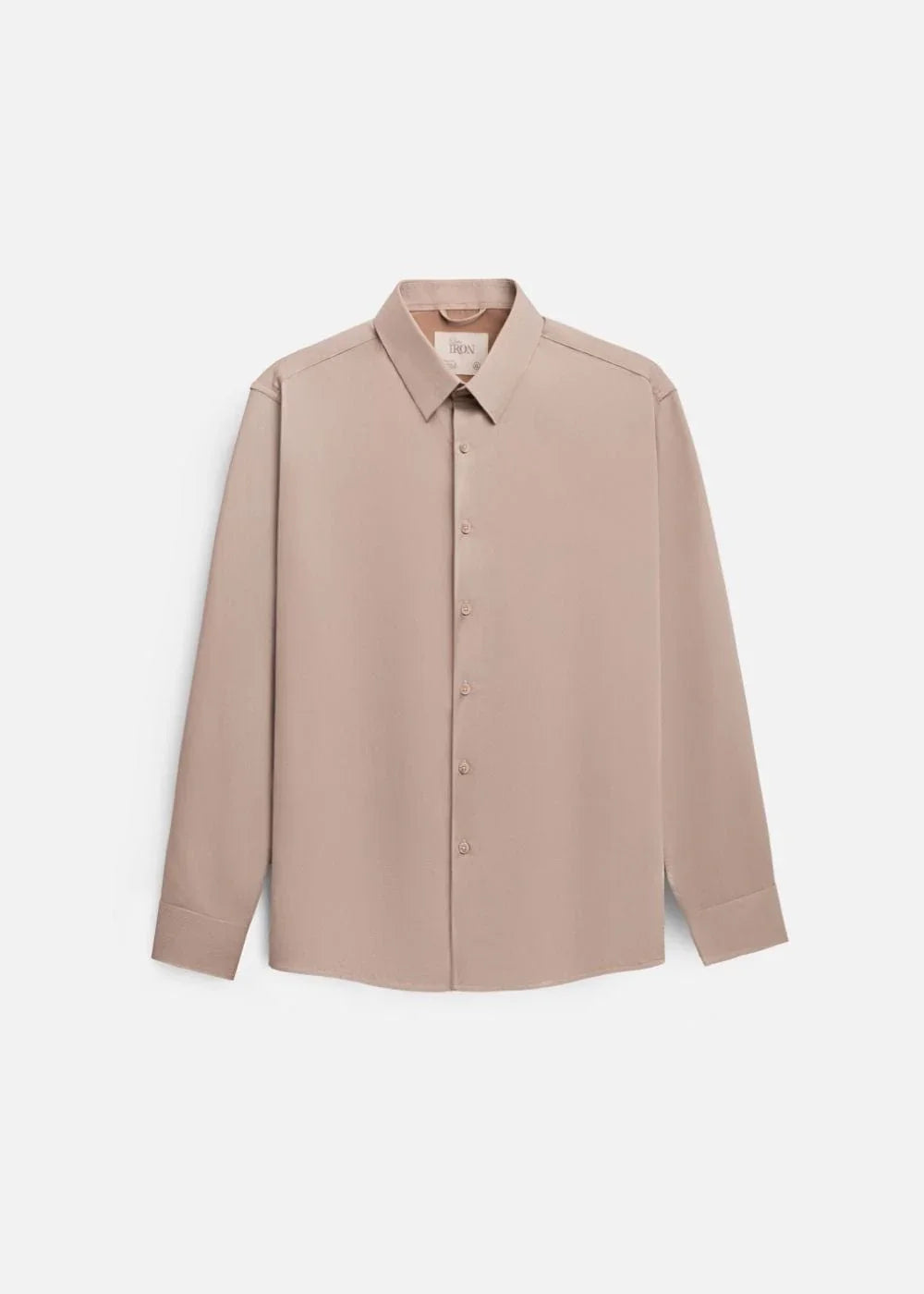 Áo Sơ Mi Tay Dài Vải Ngải Cứu Kháng Khuẩn The CEO 001 Nâu - YaMe.vn