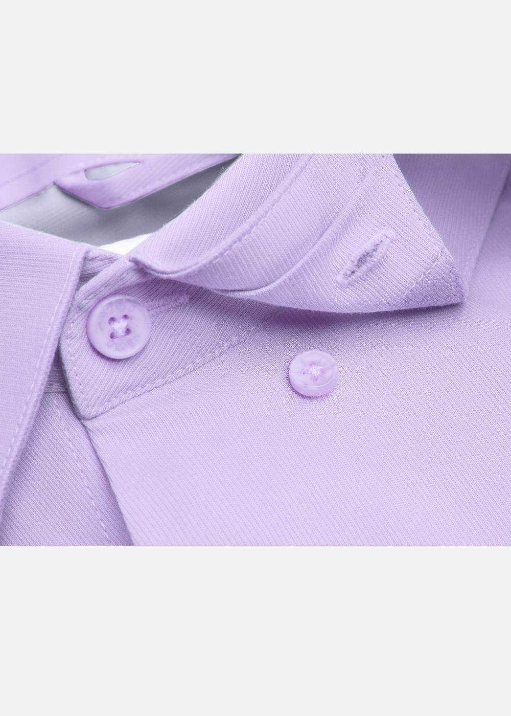 Áo Sơ Mi Tay Dài Vải Ngải Cứu Kháng Khuẩn The CEO 001 Tím - YaMe.vn