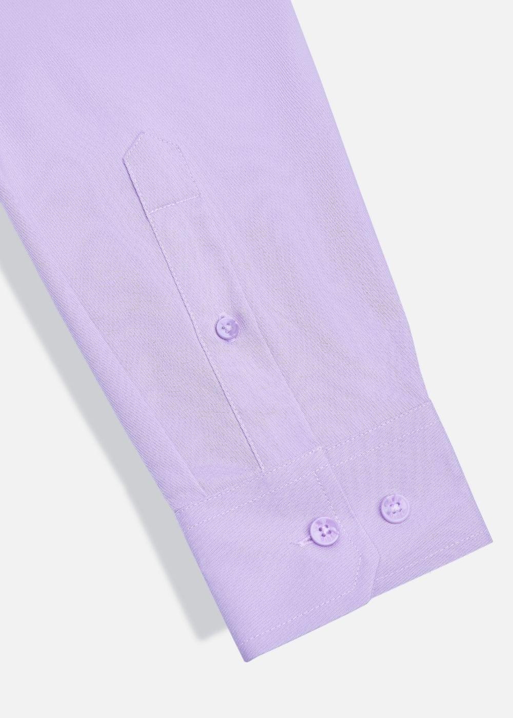Áo Sơ Mi Tay Dài Vải Ngải Cứu Kháng Khuẩn The CEO 001 Tím - YaMe.vn
