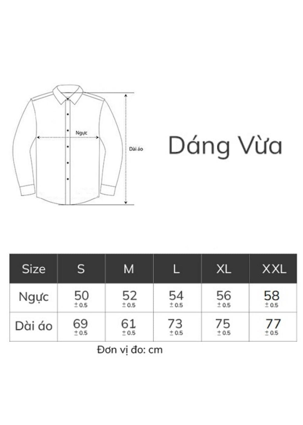 Áo Sơ Mi Tay Dài Cổ Bẻ Áo Sơ Mi Non-Iron 01 Trắng