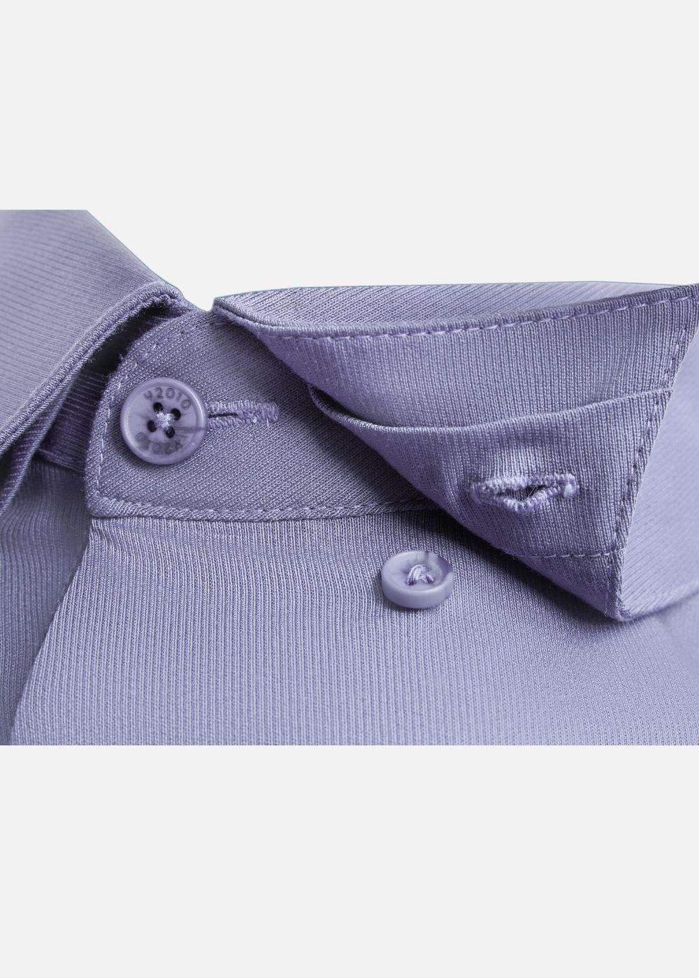 Áo Sơ Mi Tay Dài Vải Ngải Cứu Kháng Khuẩn The CEO 001 Xám Đậm - YaMe.vn