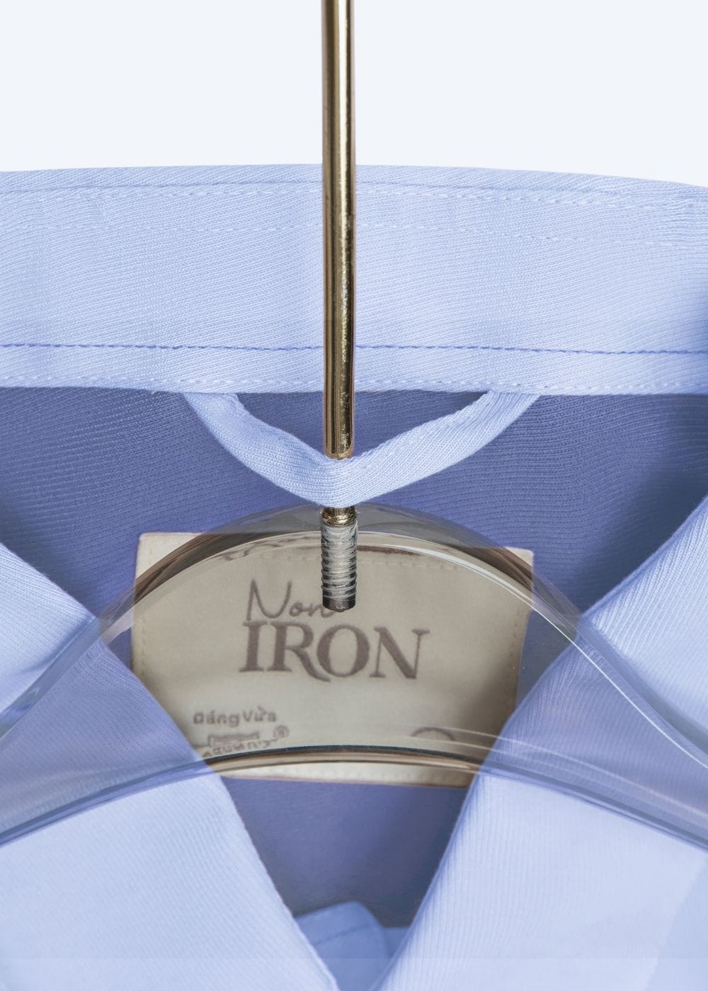 Áo Sơ Mi Tay Dài Cổ Bẻ Áo Sơ Mi Non-Iron 01 Xanh Dương