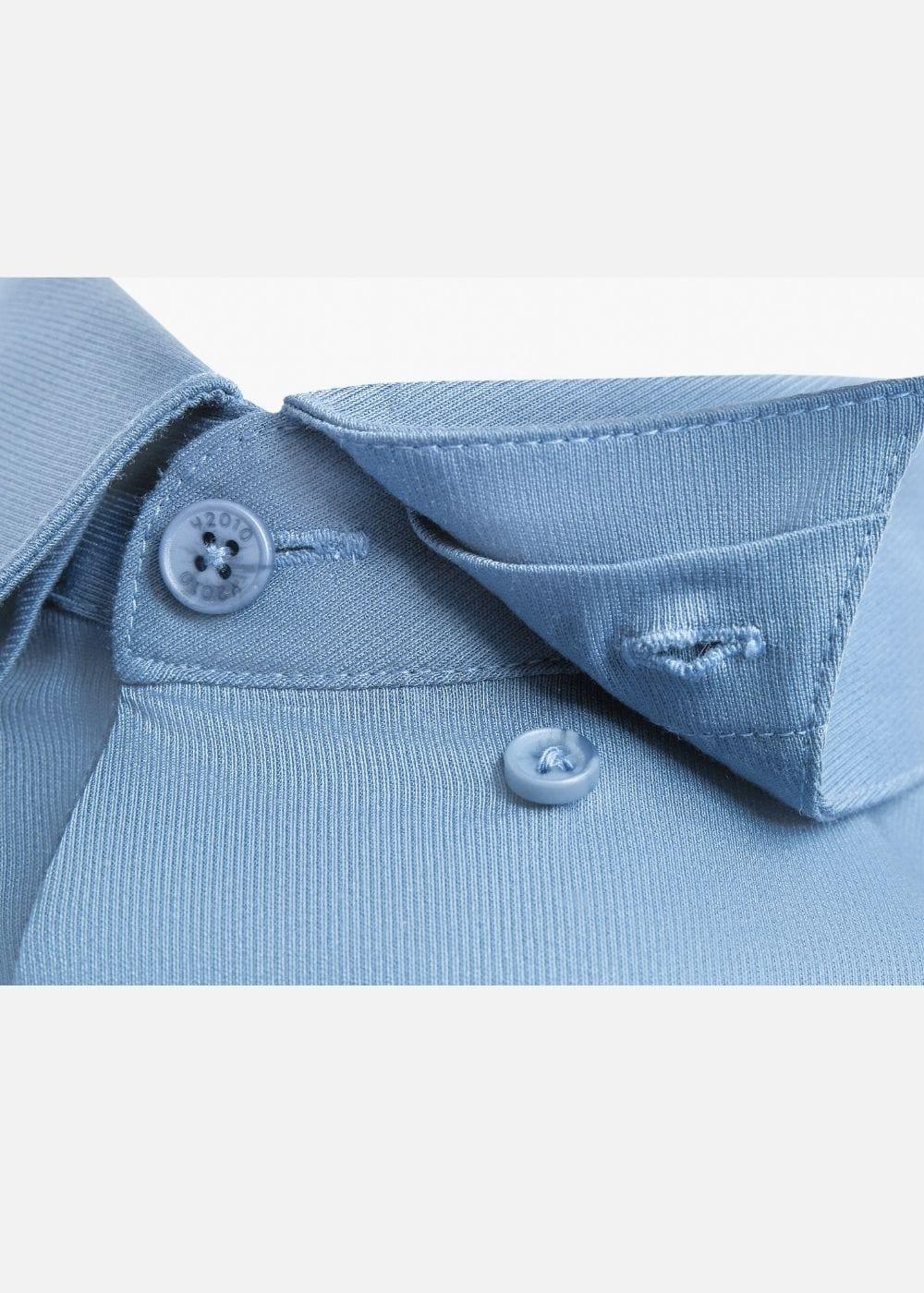 Áo Sơ Mi Tay Dài Vải Ngải Cứu Kháng Khuẩn The CEO 001 Xanh Ngọc Đậm - YaMe.vn