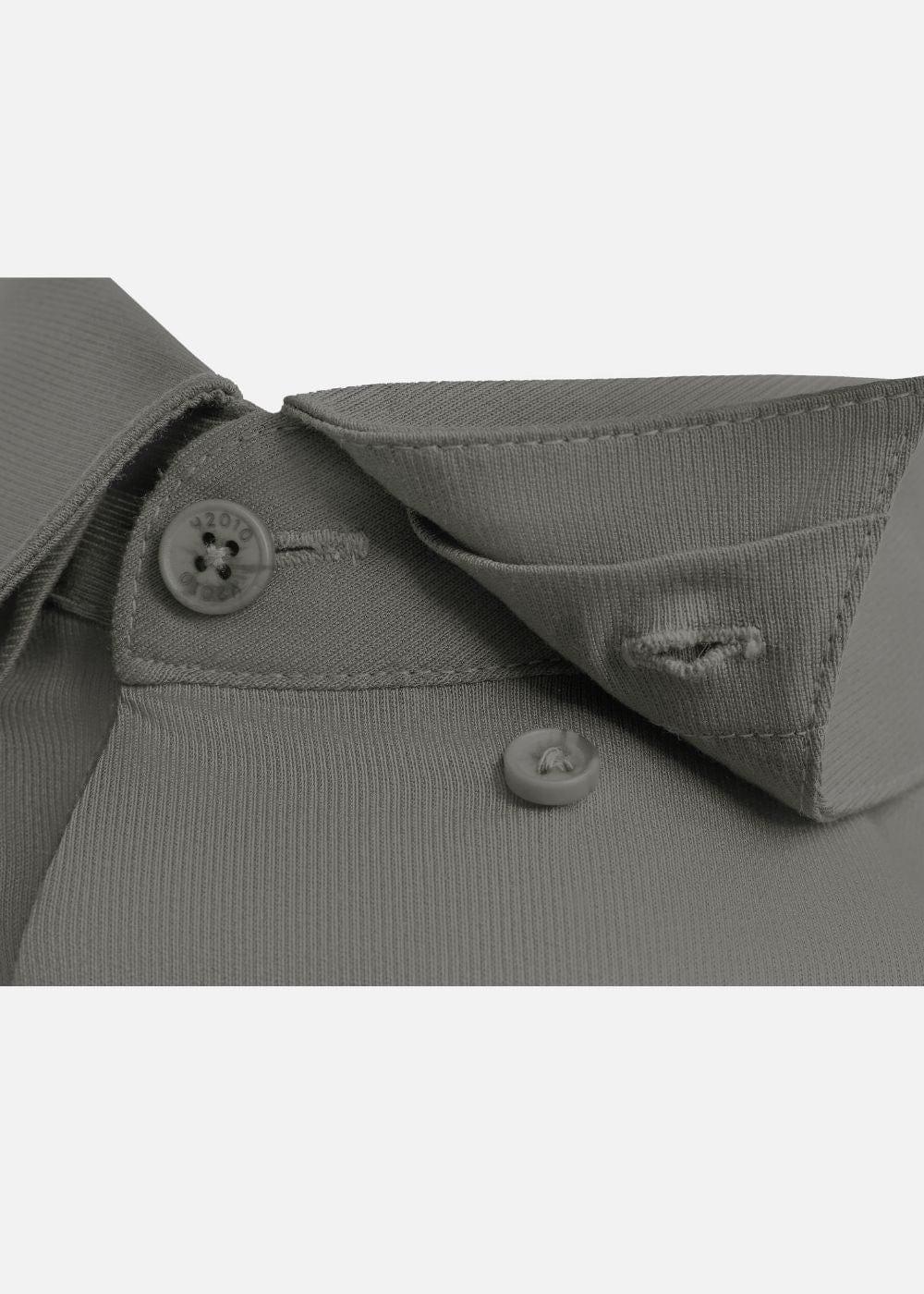 Áo Sơ Mi Tay Dài Vải Ngải Cứu Kháng Khuẩn The CEO 001 Xanh Lá Đậm - YaMe.vn