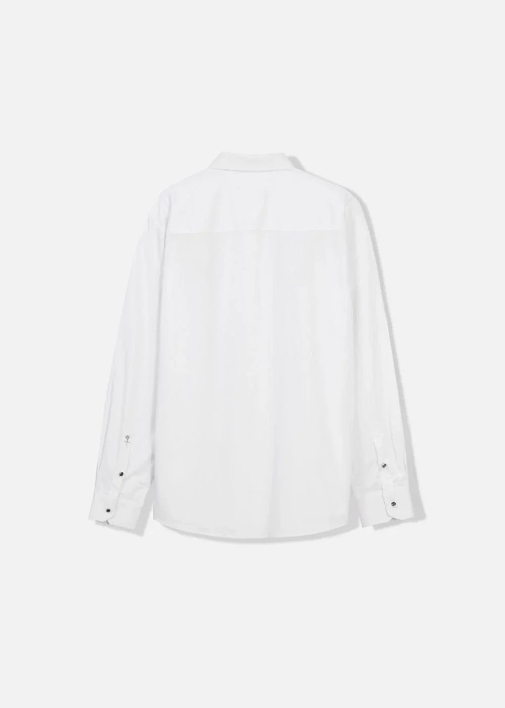 Áo Sơ Mi Tay Dài Vải Hoa Hồng Kháng Khuẩn The CEO 004 Trắng - YaMe.vn