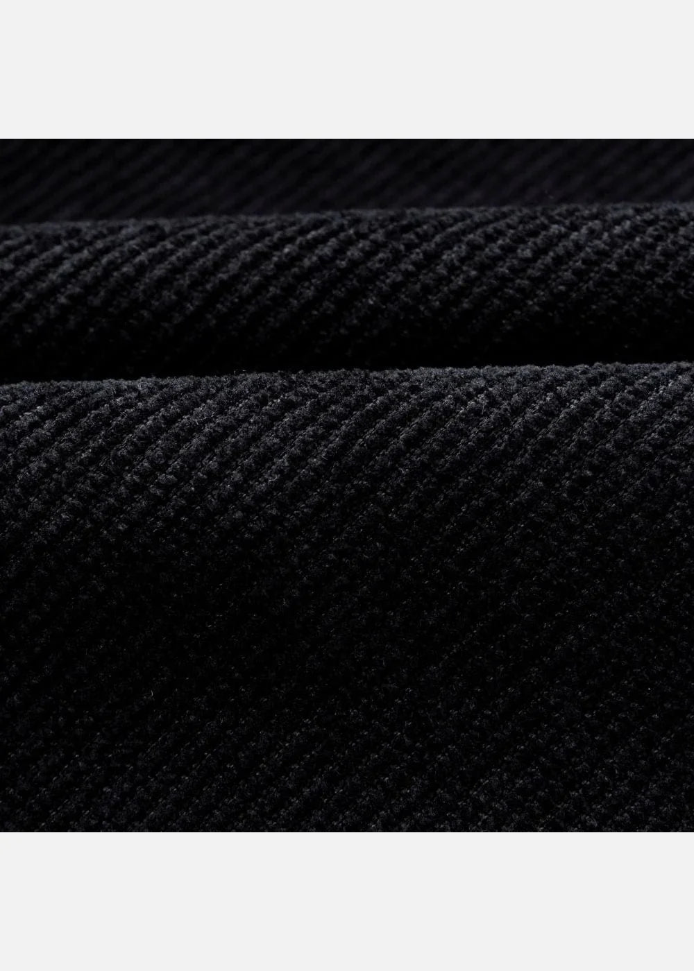 Áo Sơ Mi Tay Ngắn Vải Nhung Corduroy Retro Ít Nhăn Seventy Seven 22 Đen - YaMe.vn