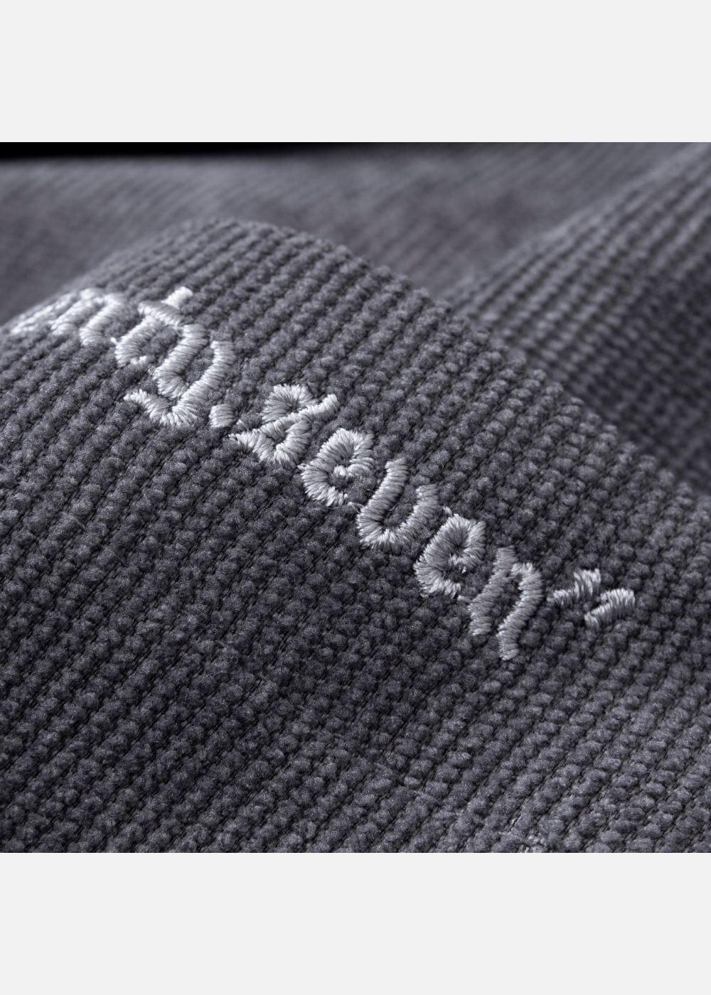 Áo Sơ Mi Cuban Corduroy Ít Nhăn Seventy Seven 23 Xám Đậm - YaMe.vn