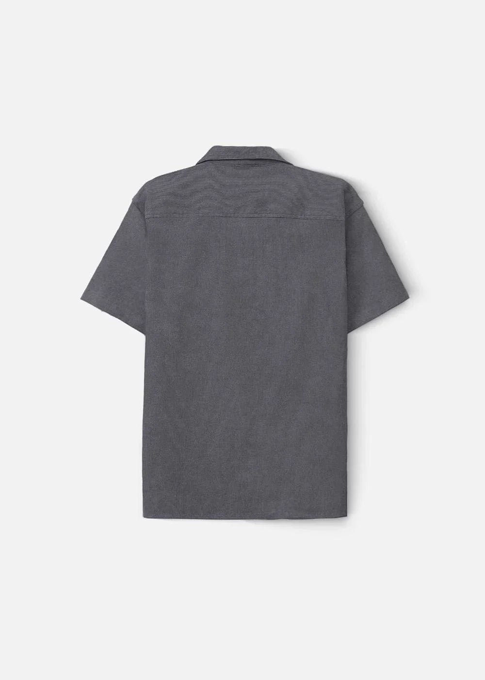 Áo Sơ Mi Cuban Corduroy Ít Nhăn Seventy Seven 23 Xám Đậm - YaMe.vn