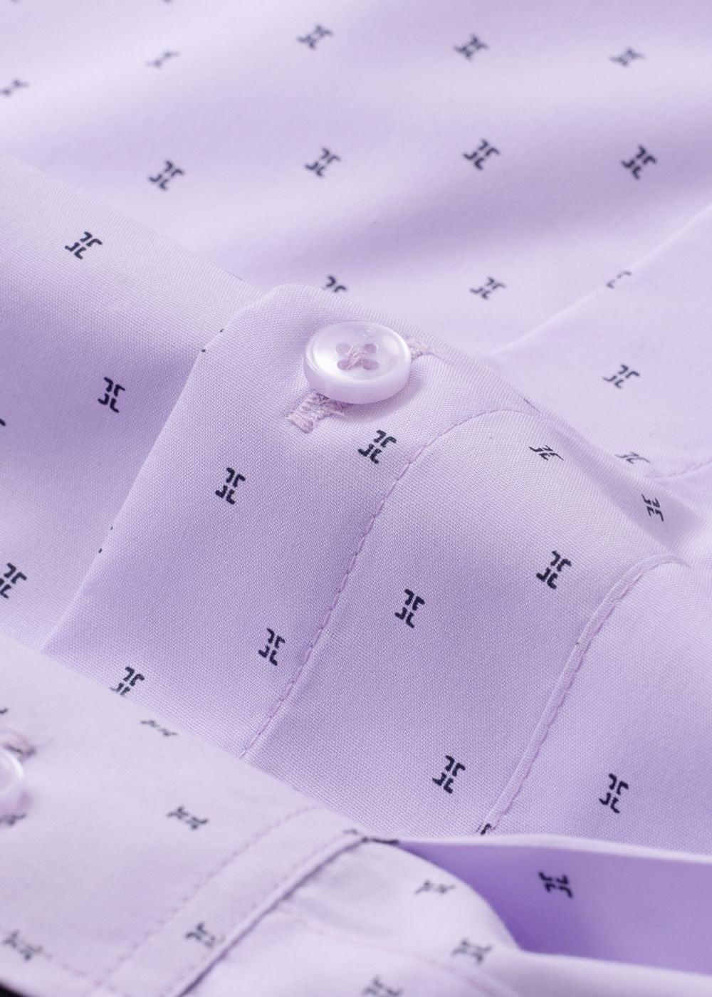 Áo Sơ Mi Tay Dài Siêu Mịn Seventy Seven 52 Tím - YaMe.vn