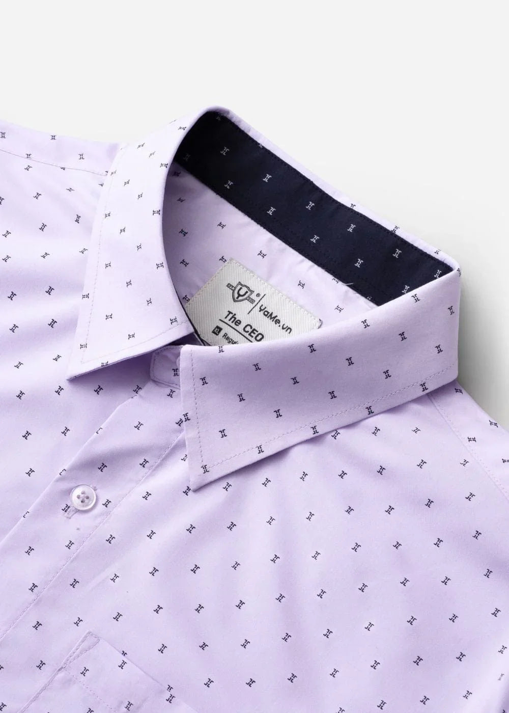 Áo Sơ Mi Tay Dài Siêu Mịn Seventy Seven 52 Tím - YaMe.vn