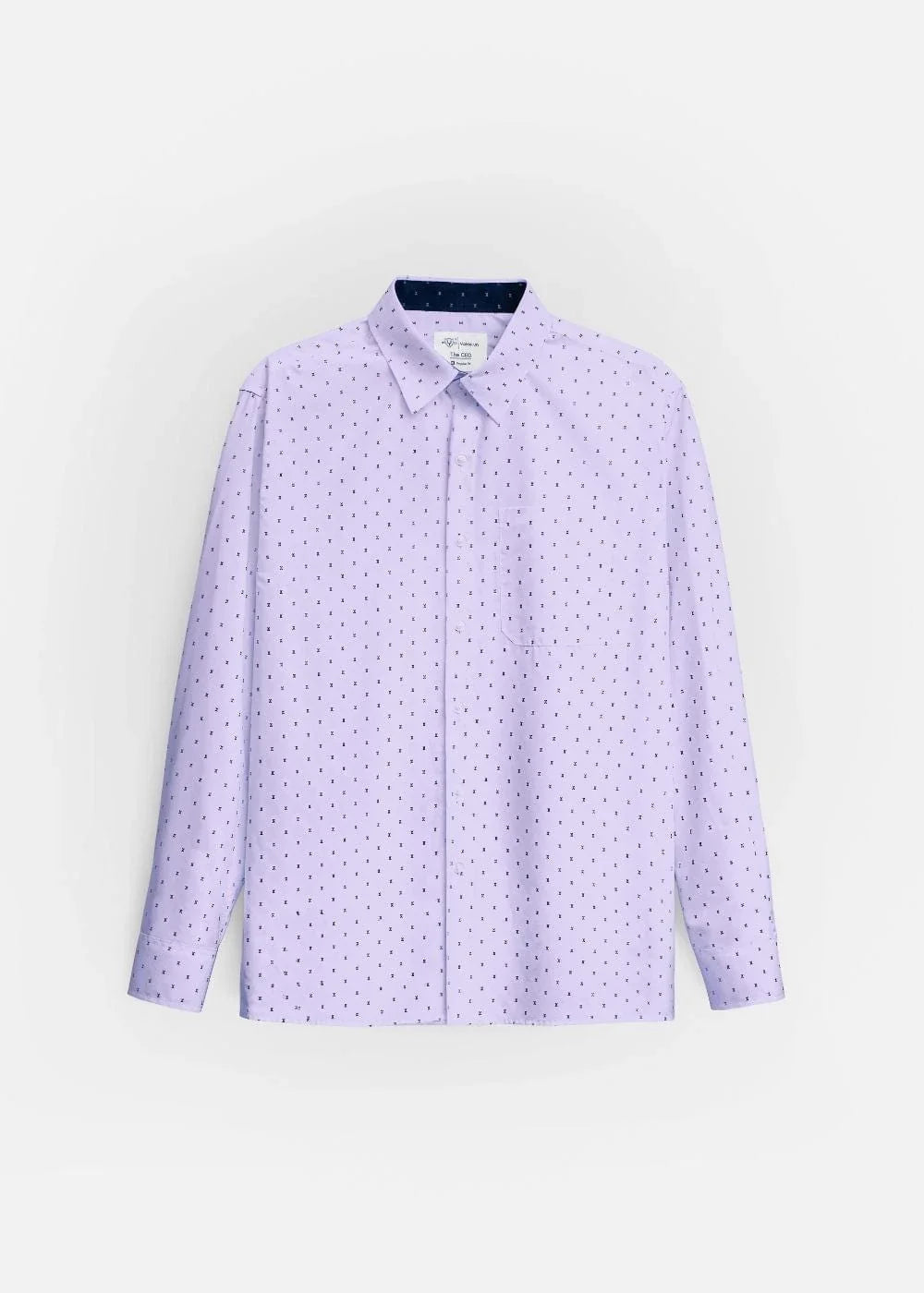 Áo Sơ Mi Tay Dài Siêu Mịn Seventy Seven 52 Tím - YaMe.vn