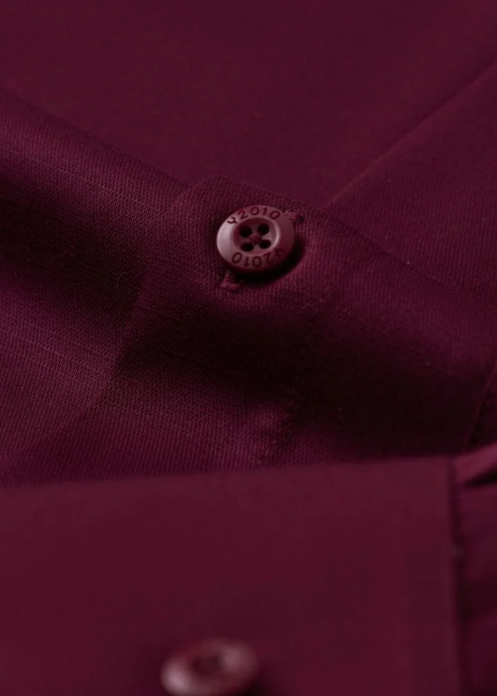 Áo Sơ Mi Tay Dài Slubbed Bamboo The CEO 009 Đỏ Đậm - YaMe.vn