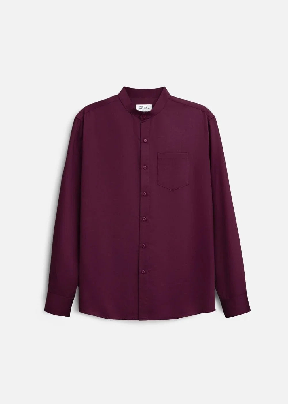 Áo Sơ Mi Tay Dài Slubbed Bamboo The CEO 009 Đỏ Đậm - YaMe.vn